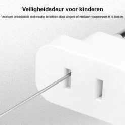 Wereldstekker USA Naar EU - Wit -Voyago Winkel 1200x1200 3255