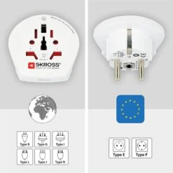 SKROSS - Reisadapter - Wereld Naar Europa 33 SKROSS - Reisadapter - Wereld Naar Europa -Voyago Winkel 1200x1200 3264