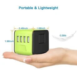 FEDEC Universele Wereldstekker Met 4 USB Poorten - Internationale Reisstekker Voor 150+ Landen - Engeland (UK) - Amerika (USA) - Australië - Azië - Zuid Amerika - Reis Adapter - Wereld Stekker - Oplader – Zwart -Voyago Winkel 1200x1200 3331