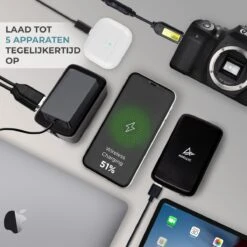 Agellic® 3 In 1 Reisstekker – Incl. Powerbank 5.000 MAh & Wireless Charger – Wereldstekker – Type G – Zuid-Afrika – Engeland Naar Europa – Amerika – Engelse Reisadapter -Voyago Winkel 1200x1200 3357