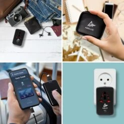 Agellic® 3 In 1 Reisstekker – Incl. Powerbank 5.000 MAh & Wireless Charger – Wereldstekker – Type G – Zuid-Afrika – Engeland Naar Europa – Amerika – Engelse Reisadapter -Voyago Winkel 1200x1200 3358