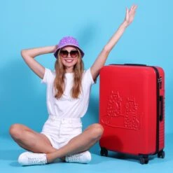 Biggdesign Cats Koffer Bagage - Ruimbagage Koffer - Rood - Medium -Voyago Winkel 1200x1200 339