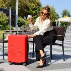 Biggdesign Cats Koffer Bagage - Ruimbagage Koffer - Rood - Medium -Voyago Winkel 1200x1200 340