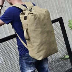 MIRO Luxe Backpack - Rugzak - Grote Capaciteit - Met Zip - 50 Liter - Bruin -Voyago Winkel 1200x1200 3413