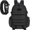 Waterdichte Rugzak Tactical Backpack Met Gratis Paracord - Vierdaagse Wandelrugzak - Schooltas Reistas Handbagage Zwart -Voyago Winkel 1200x1200 3414
