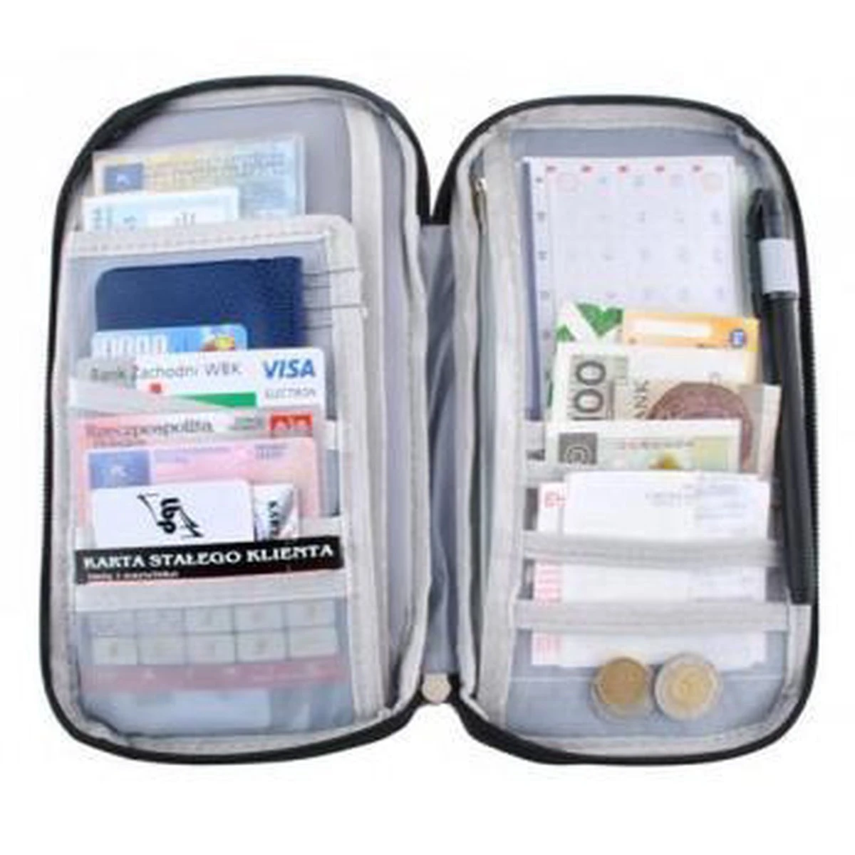 Merkloos Reisdocumenten En Paspoort Organizer 6 Merkloos Reisdocumenten En Paspoort Organizer - Afbeelding 4