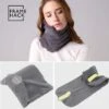 Framehack Zacht Travel Pillow Reiskussen - Neksteun Nek Support - Nekkussen - Inclusief 3D Slaapmasker & Oordopjes – Grijs -Voyago Winkel 1200x1200 3520