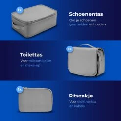 Travelingg Packing Cubes Set 8-delig - Bagage Organizers - Compression Cubes - Backpack -Voyago Winkel 1200x1200 3535