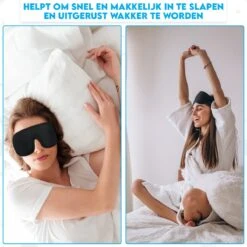 Go Quality Slaapmasker - Oogmasker - Slaapmasker Kinderen - Oogmakser Wallen - Eye Mask - 100% Verduisterend - Ademend Materiaal - One Size - Inclusief Gratis E-boek Met Slaaptips -Voyago Winkel 1200x1200 3544