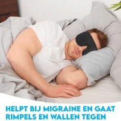 Go Quality Slaapmasker - Oogmasker - Slaapmasker Kinderen - Oogmakser Wallen - Eye Mask - 100% Verduisterend - Ademend Materiaal - One Size - Inclusief Gratis E-boek Met Slaaptips -Voyago Winkel 1200x1200 3546