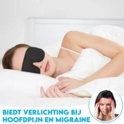 Go Quality Slaapmasker - Oogmasker - Slaapmasker Kinderen - Oogmakser Wallen - Eye Mask - 100% Verduisterend - Ademend Materiaal - One Size - Inclusief Gratis E-boek Met Slaaptips -Voyago Winkel 1200x1200 3549