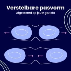 Soulsnooze® Luxe Traagschuim Slaapmasker Vrouwen & Mannen – Grijs Katoen – 100% Verduisterend Oogmasker Slaap – Inclusief Reistas -Voyago Winkel 1200x1200 3554