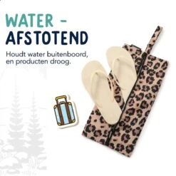 Qpacks - Loco Leopard Packing Cubes Set 6-delig - Waterdicht - Patroon - Tijgerprint - Toilettas - Koffer Organiser - Backpack -Voyago Winkel 1200x1200 3574