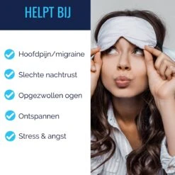 Dormiwise Verzwaard Slaapmasker - Oogmasker - Migraine - Hoofdpijn - Relax - 270g -Voyago Winkel 1200x1200 3603