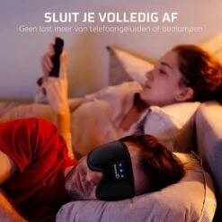 SleepiezZ® Slaapmasker 3D PRO - Bluetooth Speakers - Traagschuim - Oogmasker Slaap - 100% Verduisterend - Voor Mannen En Vrouwen -Voyago Winkel 1200x1200 3615