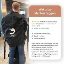 Sarhino Shield Premium Flightbag Voor Backpacks En Regenhoes - M 50-70l - Zwart - Flightbags -Voyago Winkel 1200x1200 3662