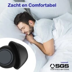 Luxyana® Slaap Oordopjes - 2 Sets Zwarte Herbruikbare Oordopjes Voor Comfortabel Slapen - Anti Snurk -Voyago Winkel 1200x1200 3703