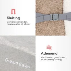 Dream Travel Packing Cubes Set 7 Stuks - Grijs - Koffer Organizer Set - Packing Cubes Backpack 12 Dream Travel Packing Cubes Set 7 Stuks - Grijs - Koffer Organizer Set - Packing Cubes Backpack -Voyago Winkel 1200x1200 3708