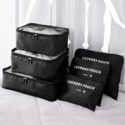 Travelistic Packing Cubes Set 6-delig - Organizer Voor Koffer En Backpack - Zwart -Voyago Winkel 1200x1200 3724