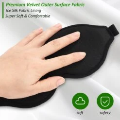 Monroc 3D Slaapmasker-Luxe Zijdezacht Oogmasker-Traagschuim-100% Licht Werend -Voyago Winkel 1200x1200 3751