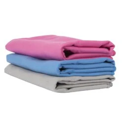 TRVLMORE Microvezel Reishanddoek Set - 2 Stuks - Small (40 X 80 Cm) & Large (76 X 150 Cm) - Microvezel - Blauw -Voyago Winkel 1200x1200 3771