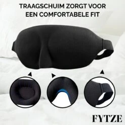 FYTZE Luxe 3D Slaapmasker / Oogmasker - Het Slaapmasker Voor Mannen / Vrouwen / Kinderen - Slaapmaskers ( Sleeping Mask - Sleep Mask ) -Voyago Winkel 1200x1200 3785