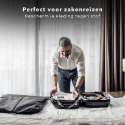 Cheqo® Kledinghoezen Met Rits - Kledinghoes - Kleding Beschermer - Met Kijkvenster - Reis Accessoire - 60x150cm - 2 Stuks -Voyago Winkel 1200x1200 3816