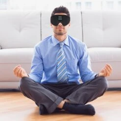 Monroc Bluetooth 3D Oogmasker - Slaapmasker - Bluetooth Meditatie Masker Met Ingebouwde Speakers Met Muziek Functie -Voyago Winkel 1200x1200 3844