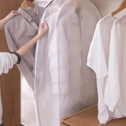 Kledinghoes XXL - Wit - 90 Cm X 50 Cm X 60 Cm - Kledinghoezen - Kleding Beschermhoes - Kledingtas -Voyago Winkel 1200x1200 3848