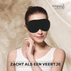 HappyPeanut Zijden Slaapmasker - 100% Moerbei Zijde - Vrouwen - Mannen - Oogmasker Slaap - Nachtmasker - Cadeautip - Slaap Masker - Nachtrust - Slaapmaskers -Voyago Winkel 1200x1200 3856