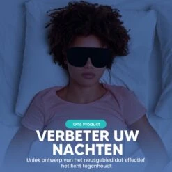 Apeiron Slaapmasker Met Opbergzakje Voor Mannen En Vrouwen - Luxe 3D Oogmasker - Traagschuim - 100% Verduisterend - Zwart -Voyago Winkel 1200x1200 3887