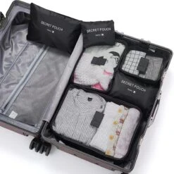 Mmoods Koffer Packing Cubes Set - Kleding Organizer Zak En Rugzak - Handbagage 6 Delige Set - Opbergzakken Voor Ondergoed - Opbergtas Voor Schoenen - Inclusief Toiletzak - Zwart -Voyago Winkel 1200x1200 3890