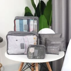 Mmoods Koffer Packing Cubes Set - Kleding Organizer Zak En Rugzak - Handbagage 6 Delige Set - Opbergzakken Voor Ondergoed - Opbergtas Voor Schoenen - Inclusief Toiletzak - Zwart -Voyago Winkel 1200x1200 3893