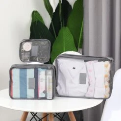 Mmoods Koffer Packing Cubes Set - Kleding Organizer Zak En Rugzak - Handbagage 6 Delige Set - Opbergzakken Voor Ondergoed - Opbergtas Voor Schoenen - Inclusief Toiletzak - Zwart -Voyago Winkel 1200x1200 3894