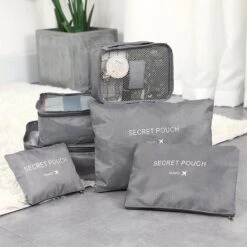 Mmoods Koffer Packing Cubes Set - Kleding Organizer Zak En Rugzak - Handbagage 6 Delige Set - Opbergzakken Voor Ondergoed - Opbergtas Voor Schoenen - Inclusief Toiletzak - Zwart -Voyago Winkel 1200x1200 3896