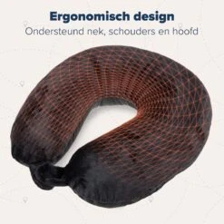 TRVLMORE Reiskussen - U-Vorm Nekkussen - Zwart -Voyago Winkel 1200x1200 3912