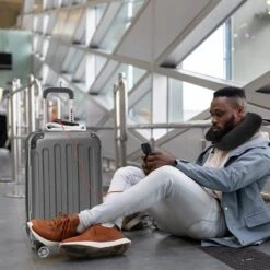 TRVLMORE Reiskussen - U-Vorm Nekkussen - Zwart -Voyago Winkel 1200x1200 3914