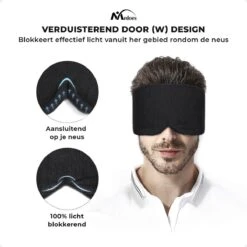Medoes Luxe Slaapmasker - Vrouwen - Kinderen - Mannen - 100% Verduisterend -Voyago Winkel 1200x1200 3930
