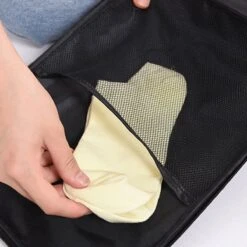 Merkloos TDR - Schoenen Opbergtas - Multifunctionele - Draagbare Opslag - Schoenentas -Geschikt Tot Schoenmaat 45.5 -zwart -Voyago Winkel 1200x1200 3938