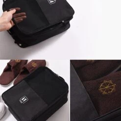 Merkloos TDR - Schoenen Opbergtas - Multifunctionele - Draagbare Opslag - Schoenentas -Geschikt Tot Schoenmaat 45.5 -zwart -Voyago Winkel 1200x1200 3939