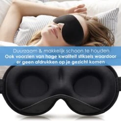 Phonergy Numea - Slaapmasker- Oogmasker- 3D Ergonomisch- Eco Traagschuim- Biologisch - 100% Verduisterend- Handgemaakt - Zwart 31 Phonergy Numea - Slaapmasker- Oogmasker- 3D Ergonomisch- Eco Traagschuim- Biologisch - 100% Verduisterend- Handgemaakt - Zwart -Voyago Winkel 1200x1200 3956