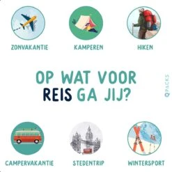 Qpacks - Tropical Treasure Packing Cubes Set 6-delig - Waterdicht - Patroon - Blauw Print - Toilettas - Koffer Organiser - Backpack -Voyago Winkel 1200x1200 4040