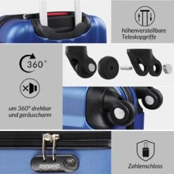 Deuba Hard Case Koffer Baseline L Navyblauw -Voyago Winkel 1200x1200 406