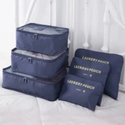 Packing Cubes Set 6-Delig Navy - Compression Cube - Koffer Organizer Set - Koffer Organizer - Compression Packing Cubes -Voyago Winkel 1200x1200 4062