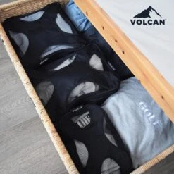 Volcan Packing Cubes - Koffer Organizer Set - Compression Cube Bagage - 4 Delige Set - Backpack - Zwart -Voyago Winkel 1200x1200 4072
