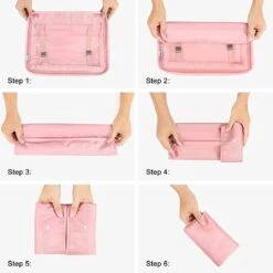 BOTC Packing Cubes Set 9-Delig – Kleding Organizer Voor Koffers, Tassen En Backpack - Roze -Voyago Winkel 1200x1200 4084