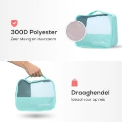 Dream Travel Packing Cubes Set 7 Stuks - Mint Groen - Koffer Organizer Set - Packing Cubes Backpack -Voyago Winkel 1200x1200 4086