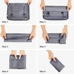 BOTC Packing Cubes Set 9-Delig – Kleding Organizer Voor Koffers, Tassen En Backpack - Grijs -Voyago Winkel 1200x1200 4116