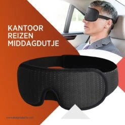 SleepCore® - Slaapmasker - 3D - Oog Masker - Ademend - Slapen - Ooglap - Licht Blokkerend -Comfortabele - Nachtmasker - Blinddoek - 3D - 100% Verduisterend - Slaap Beter - Masker - Rust -Voyago Winkel 1200x1200 4232