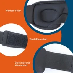SleepCore® - Slaapmasker - 3D - Oog Masker - Ademend - Slapen - Ooglap - Licht Blokkerend -Comfortabele - Nachtmasker - Blinddoek - 3D - 100% Verduisterend - Slaap Beter - Masker - Rust -Voyago Winkel 1200x1200 4236